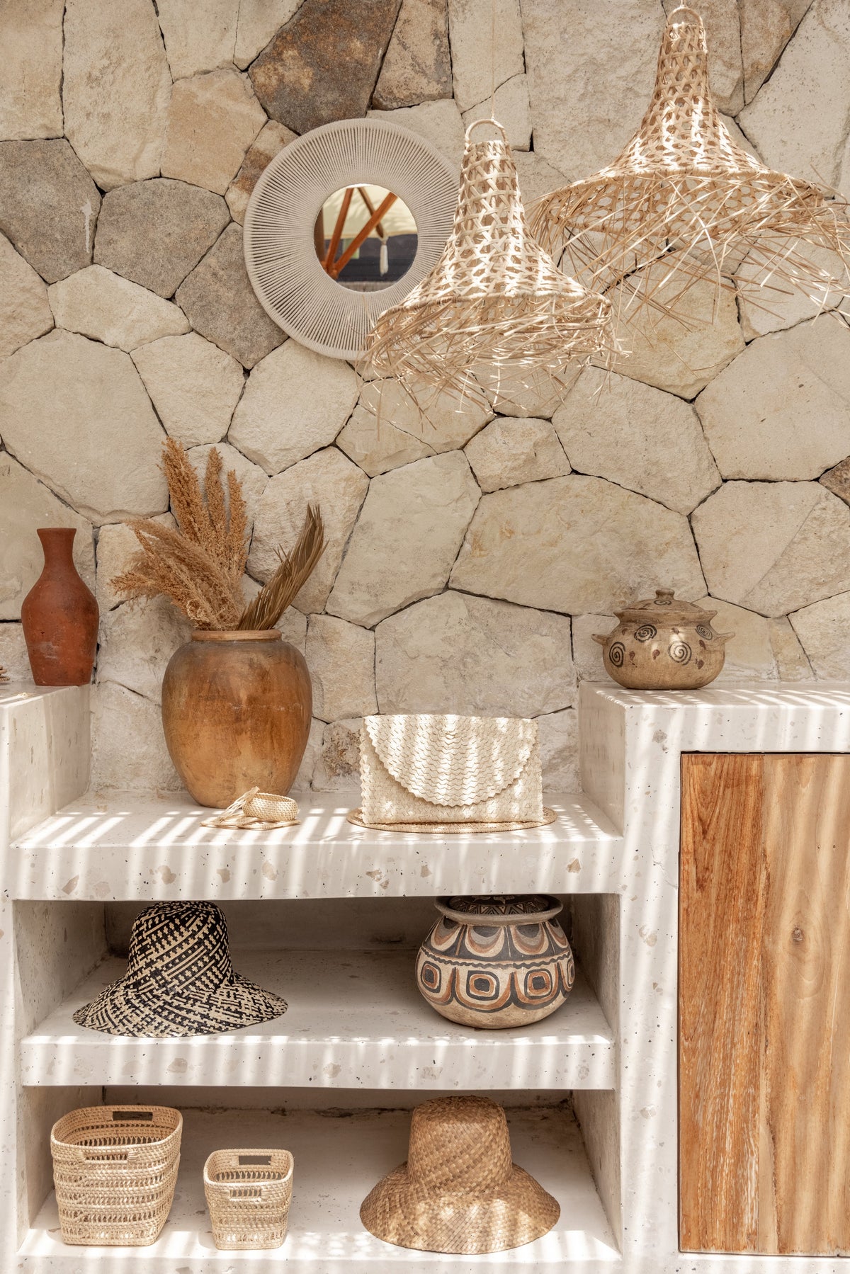 Rattan Clutch