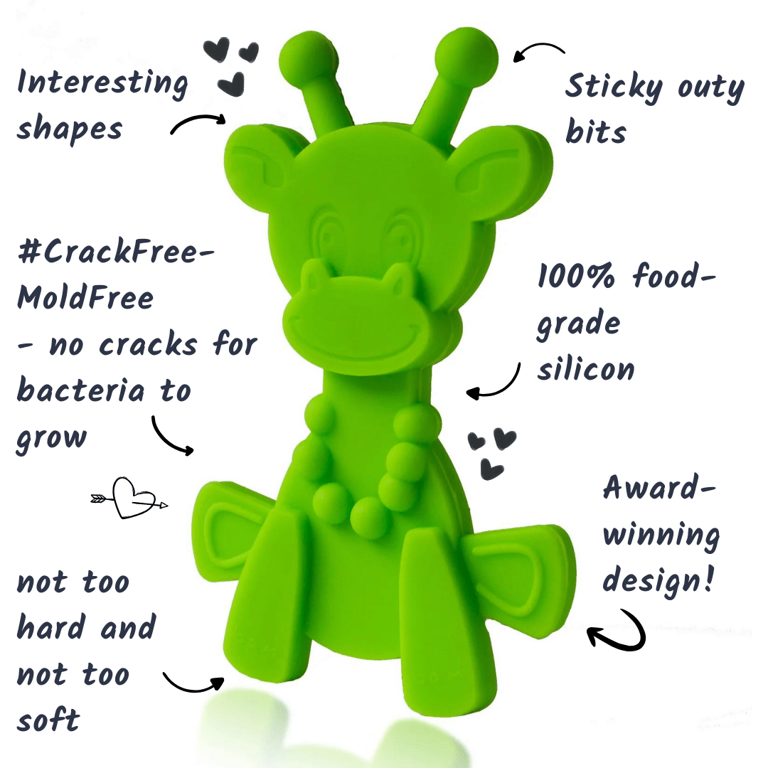 Little bamBAM Baby Teething Toy - Lime - Shop Avnu