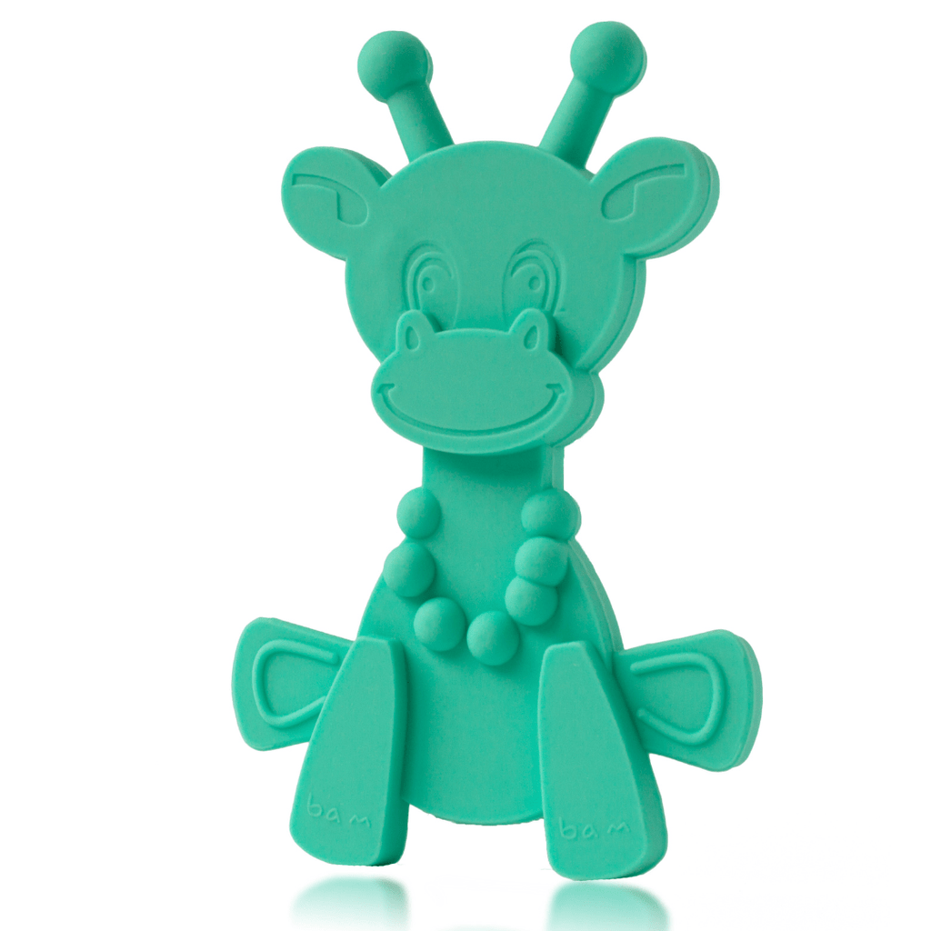 Little bamBAM Baby Teething Toy - Turquoise - Shop Avnu