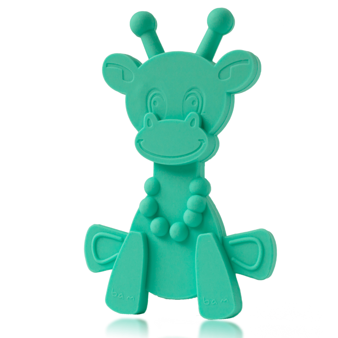 Little bamBAM Baby Teething Toy - Turquoise - Shop Avnu