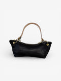 Blair-East West Shoulder Bag, Black Leather