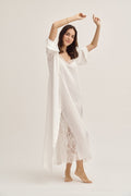 Washable Silk Kimono & Dress Bridal Set - Shop Avnu