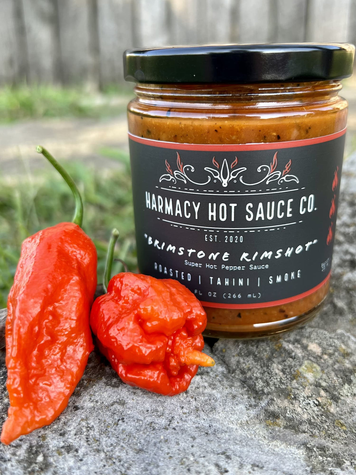 Brimstone Inferno - Extra Hot Tahini & Roasted Red Pepper (9oz)