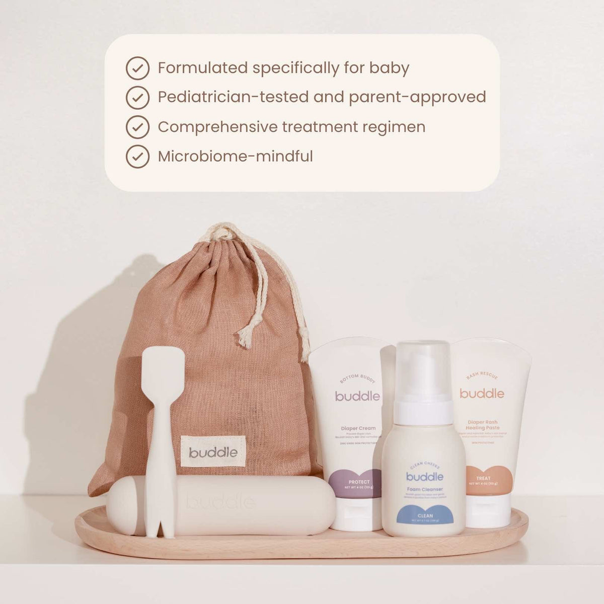 Buddle Diaper Rash System Essentials Kit - Shop Avnu