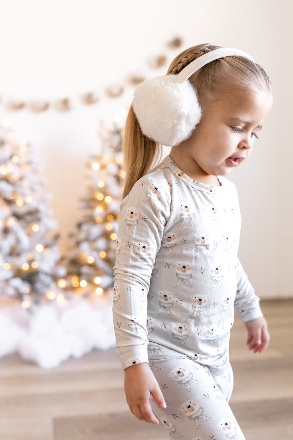 Polar Bear 2pc Bamboo Pajamas - Shop Avnu