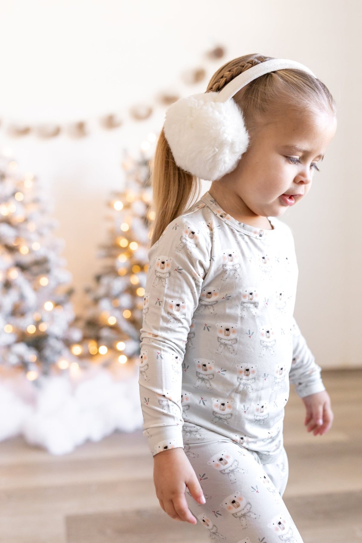 Polar Bear 2pc Bamboo Pajamas - Shop Avnu
