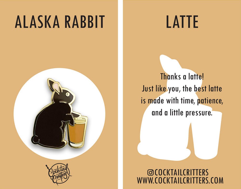 Alaska Rabbit x Latte Pin - Shop Avnu