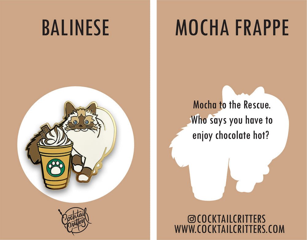 Balinese x Mocha Frappe Pin - Shop Avnu