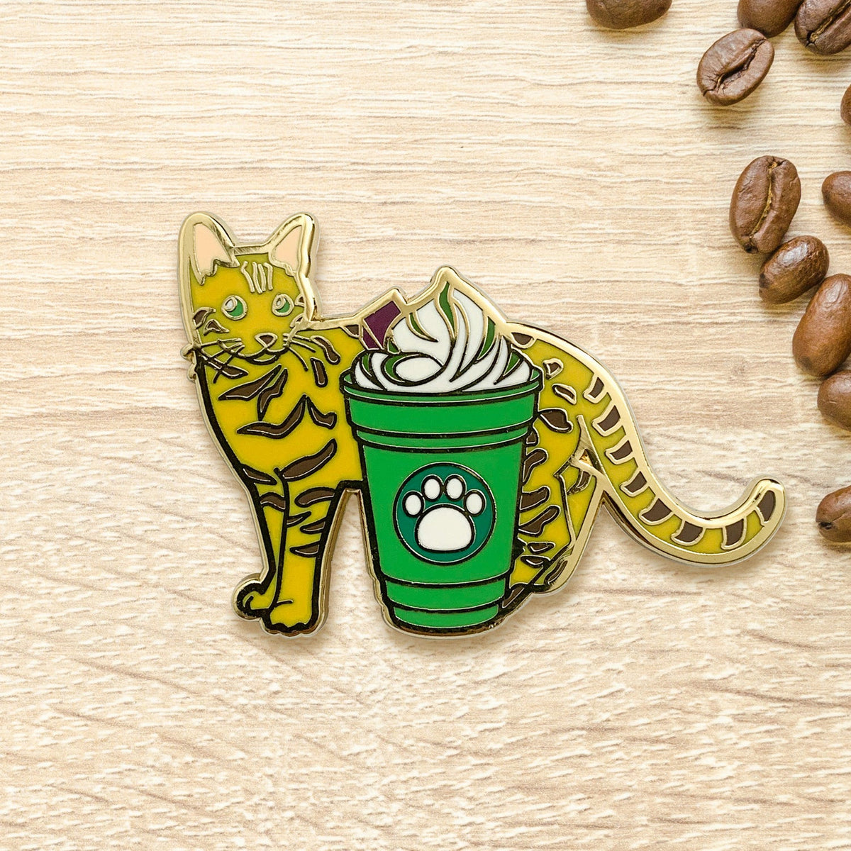 Bengal x Matcha Frappe Pin - Shop Avnu