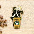 Boston Terrier x White Chocolate Frappe Pin - Shop Avnu