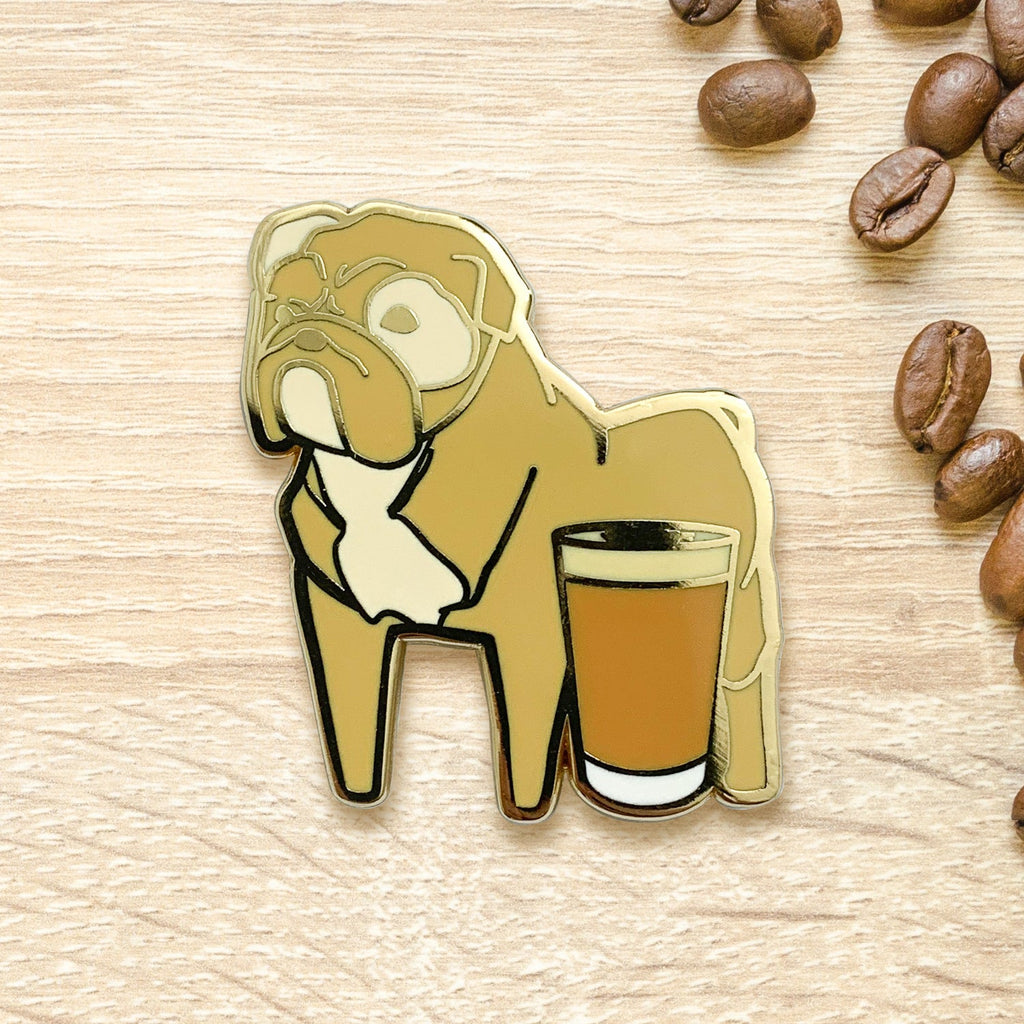 Bulldog x Latte Pin - Shop Avnu