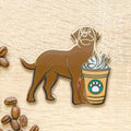 Chocolate Labrador x Mocha Pin - Shop Avnu