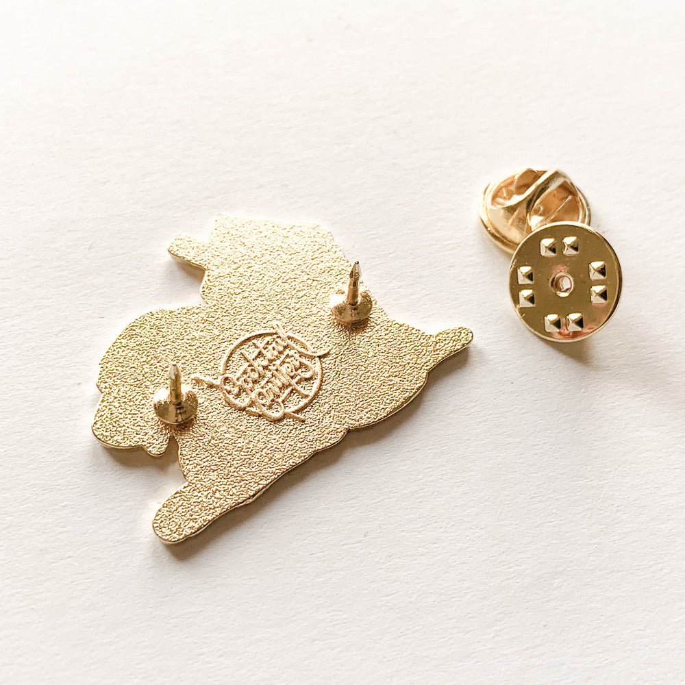 Black Dachshund x Peppermint Mocha Latte Pin - Shop Avnu