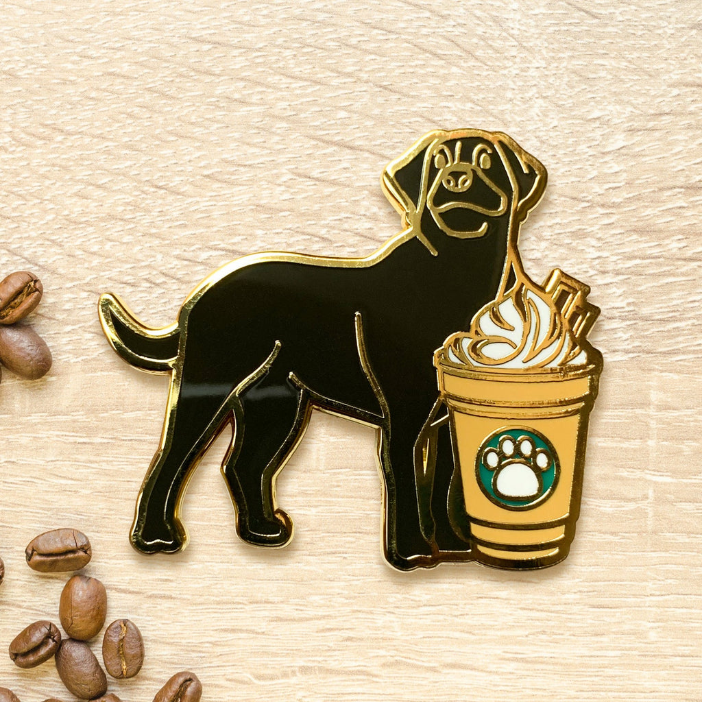 Black Labrador x Mocha Pin - Shop Avnu