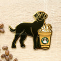 Black Labrador x Mocha Pin - Shop Avnu