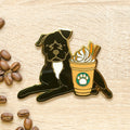Black Pitbull x Pumpkin Spiced Latte Pin