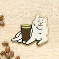 Samoyed x Nitro Cold Brew Pin - Shop Avnu