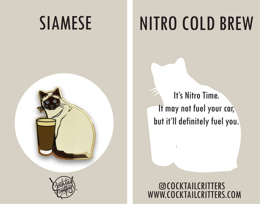 Siamese x Nitro Cold Brew Pin - Shop Avnu