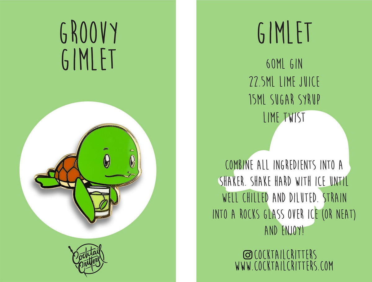 Groovy Gimlet Pin - Shop Avnu