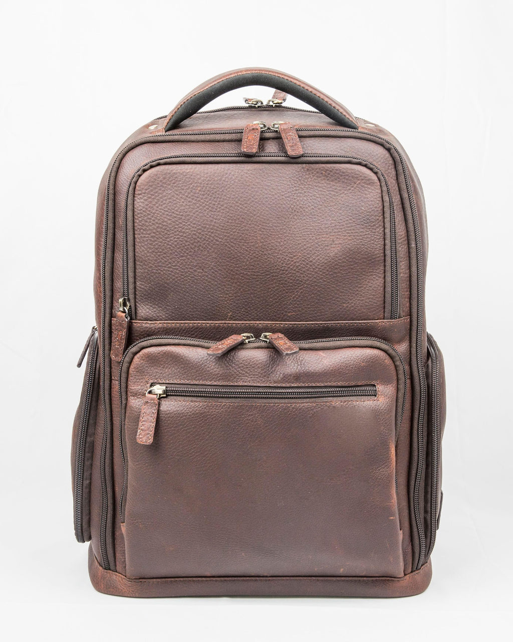Cambridge Full Grain Mens Leather Backpack