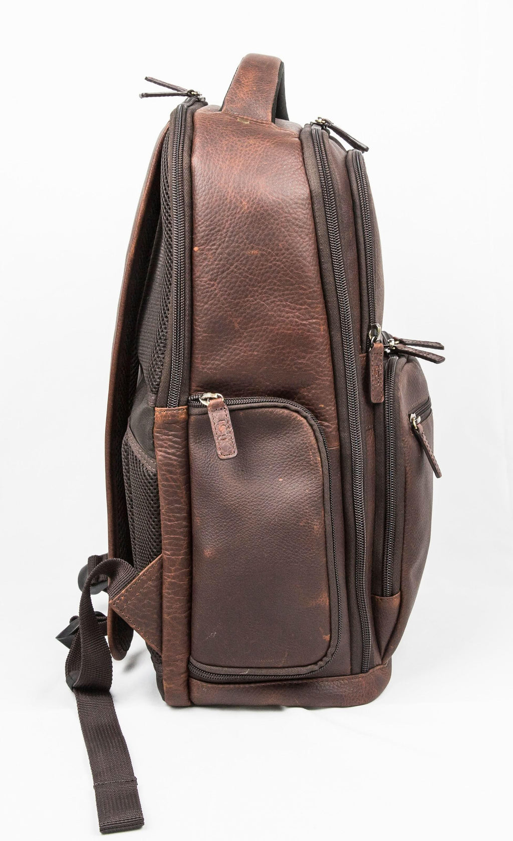 Cambridge Full Grain Mens Leather Backpack