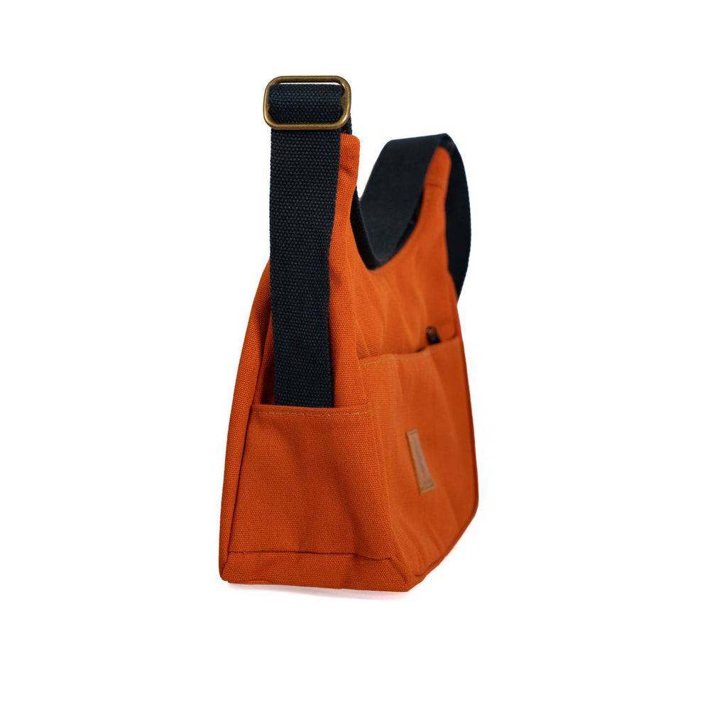 Crossbody Crescent Bag - Canvas Shoulder Bag for Women