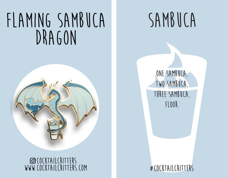 Dragon x Sambuca Pin - Shop Avnu