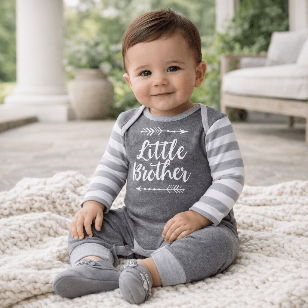 Little Brother Baby Cotton Romper - Shop Avnu
