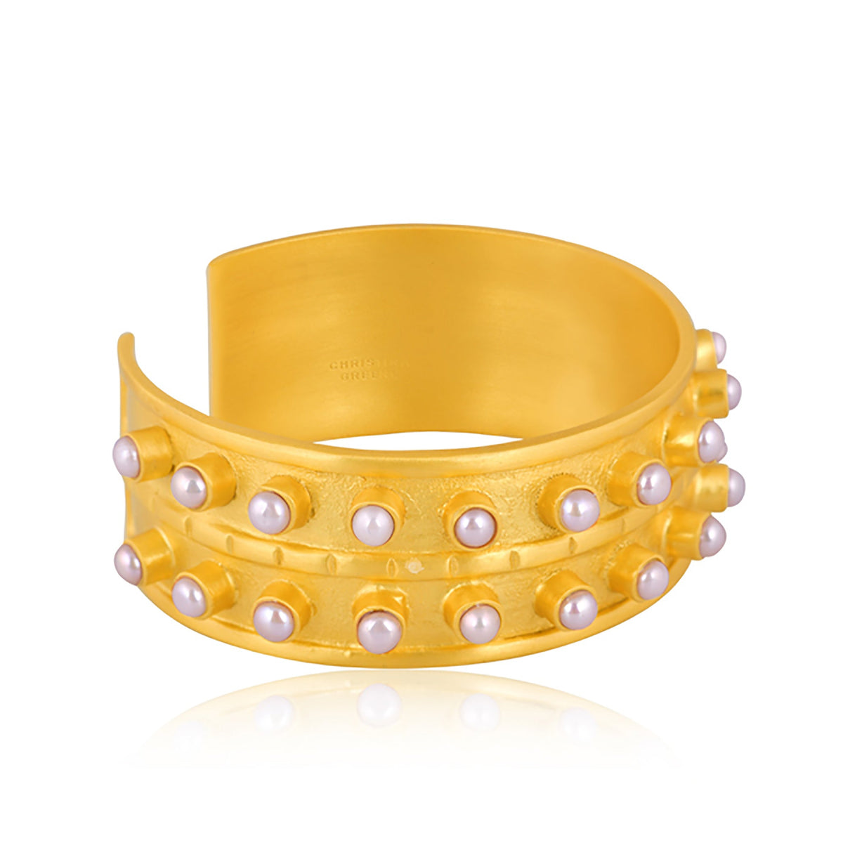 Ray of Light Cuff - Pearl - Shop Avnu
