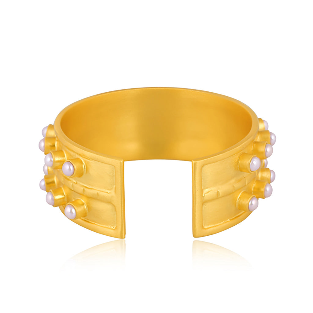 Ray of Light Cuff - Pearl - Shop Avnu