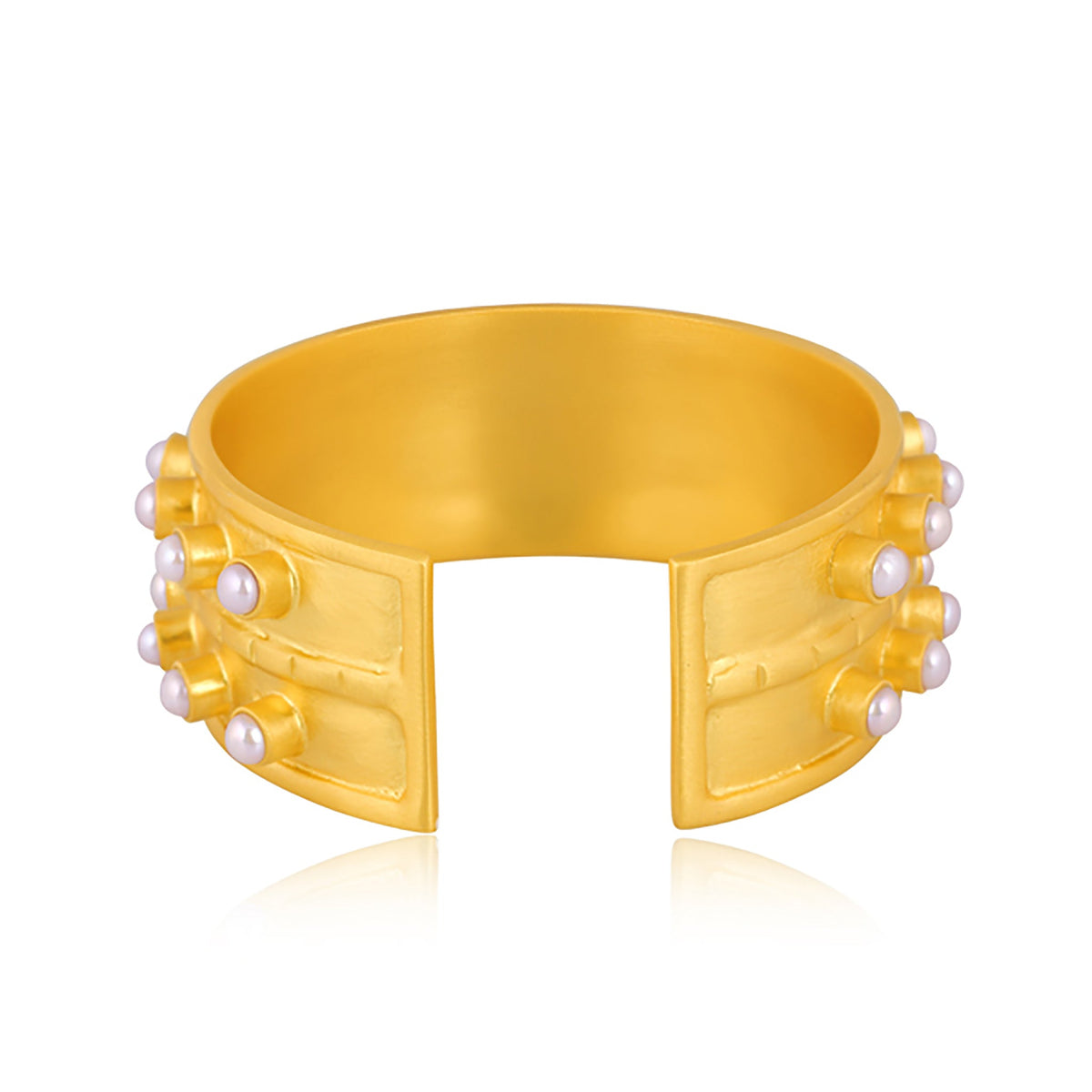 Ray of Light Cuff - Pearl - Shop Avnu