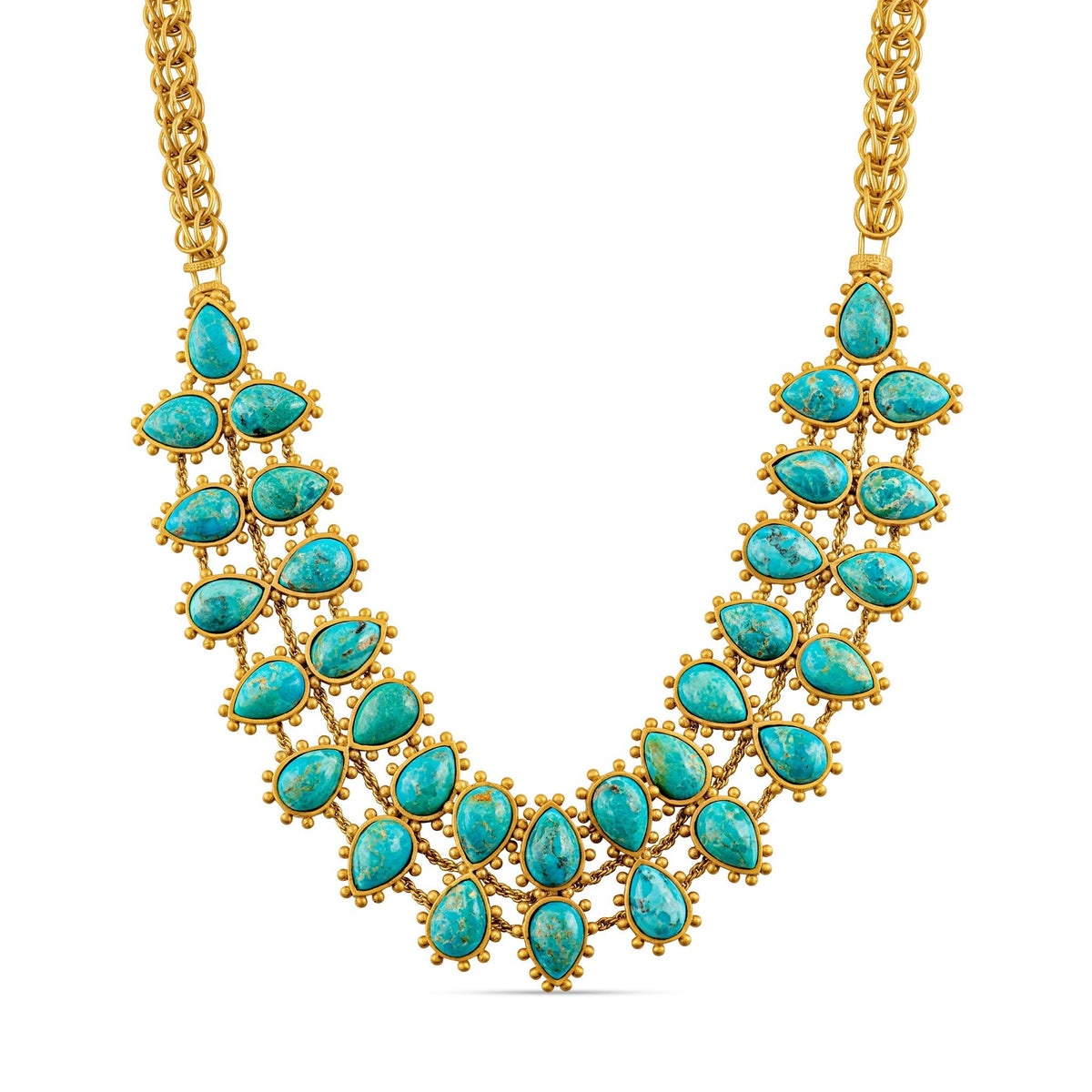 Rio Collar Necklace - Turquoise - Shop Avnu
