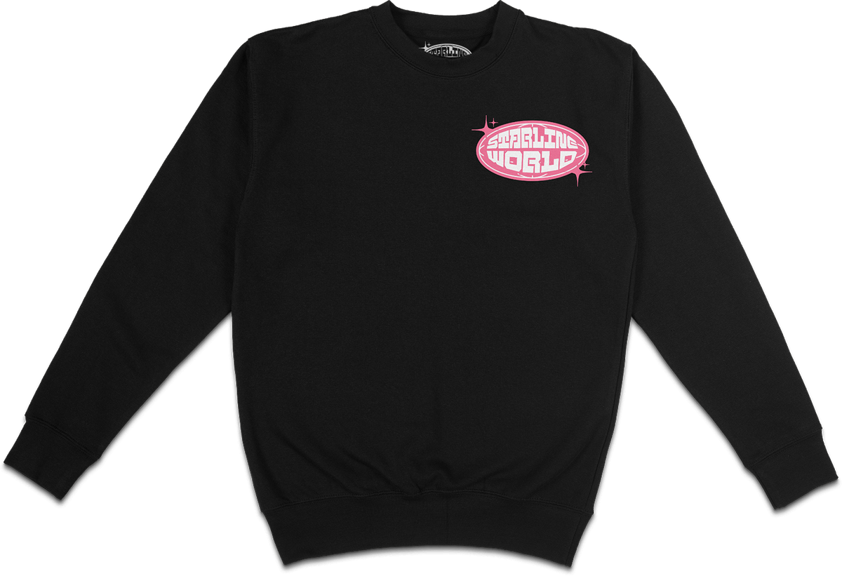 StarlineWorld (Black-Pink) CREWNECK
