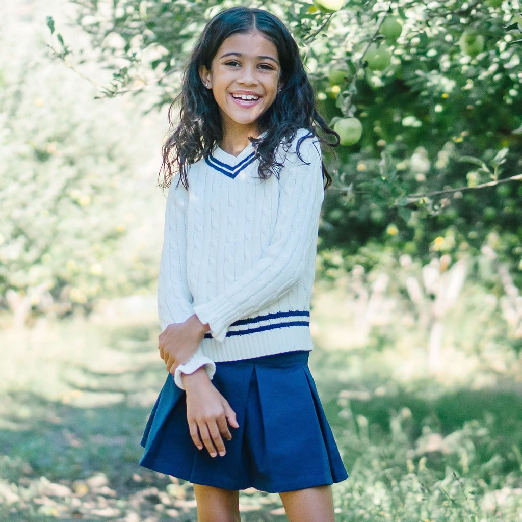 Ruffle Cuff Cricket Sweater - Baby