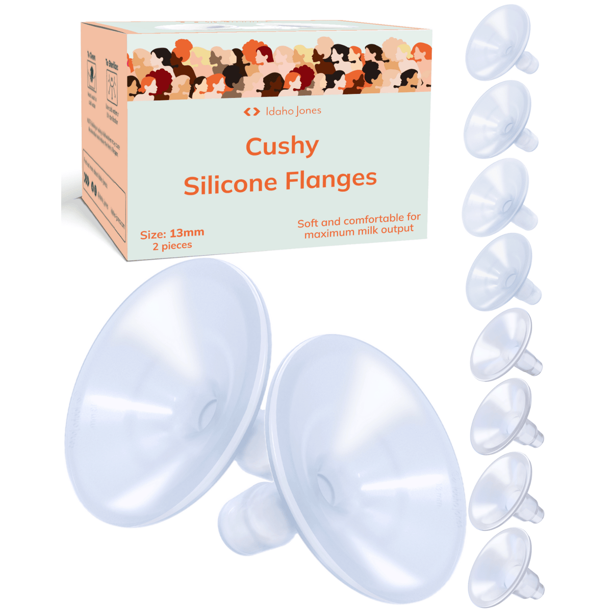 Silicone Breast Pump Flanges - Cushy - Shop Avnu