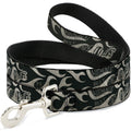 Dog Leash - BD AUTHENTIC SEATBELT BELT SINCE 1993 Flames Olive/Tan