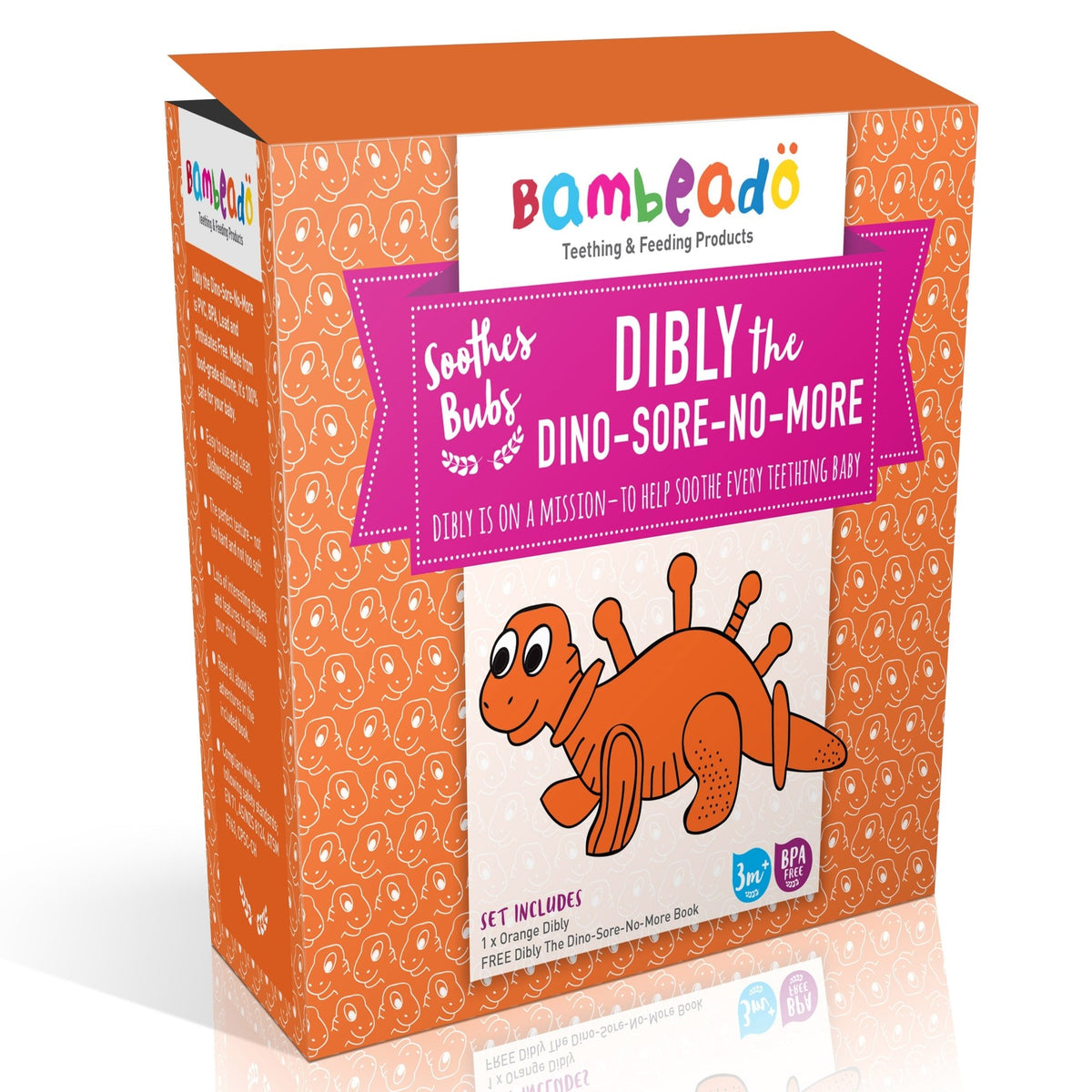 Dibly the Dino - Sore - No - More - Orange - Shop Avnu