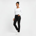 Drew White Long Sleeve Crew