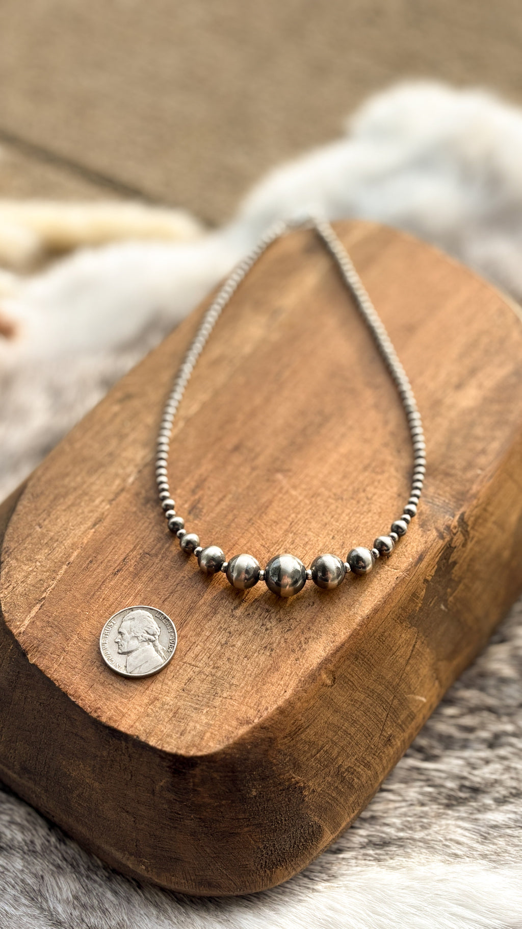 BIG PAPA GRADUATED PEARL CHOKER