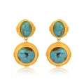 Island Hopping Drop Earrings - Turquoise - Shop Avnu