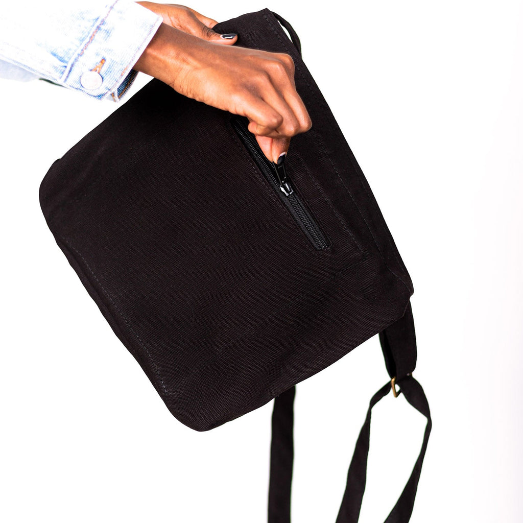 The Mini Amani Canvas Crossbody Bag Unisex