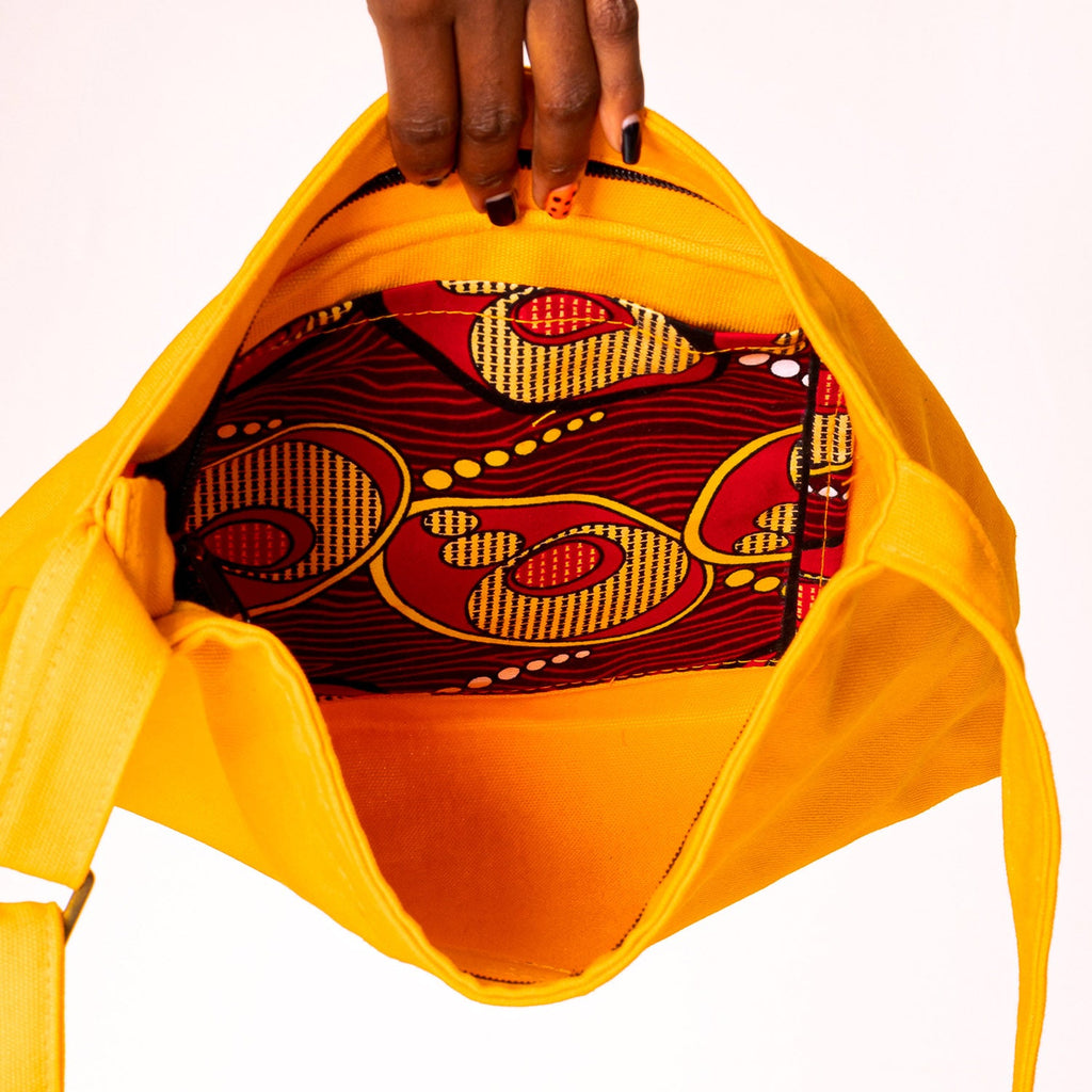 The Mini Amani Canvas Crossbody Bag Unisex