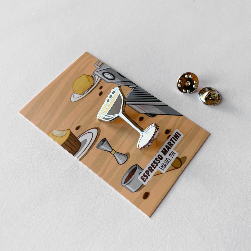 Espresso Martini Cocktail Pin - Shop Avnu