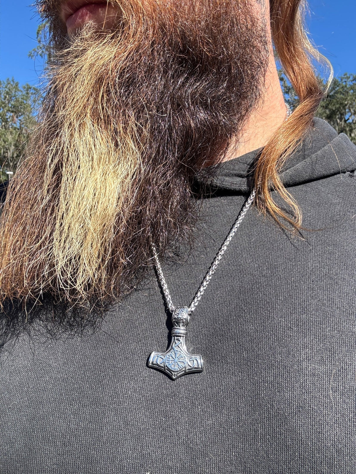 Modern Mjolnir Necklace - Shop Avnu