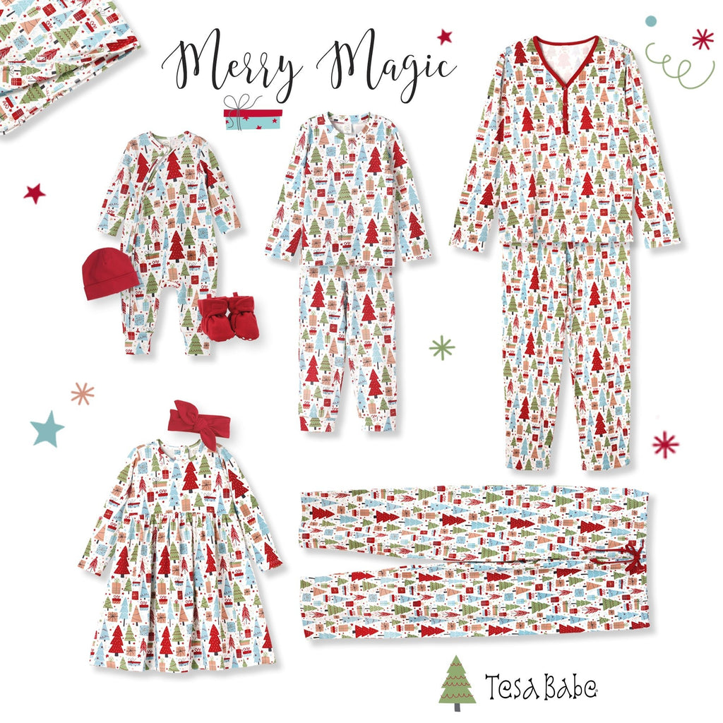 Christmas Merry Women's Bamboo Pajama Set - Family Matching - Shop Avnu