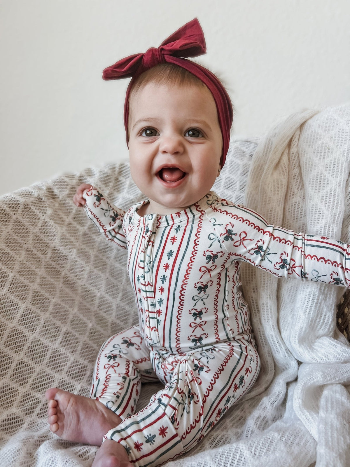 Candy Cane Lane Bamboo Christmas Pajamas - Zippy - Shop Avnu