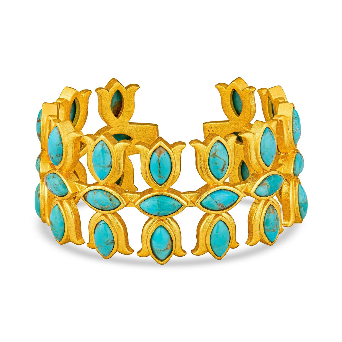 Flower Crown Cuff - Turquoise - Shop Avnu