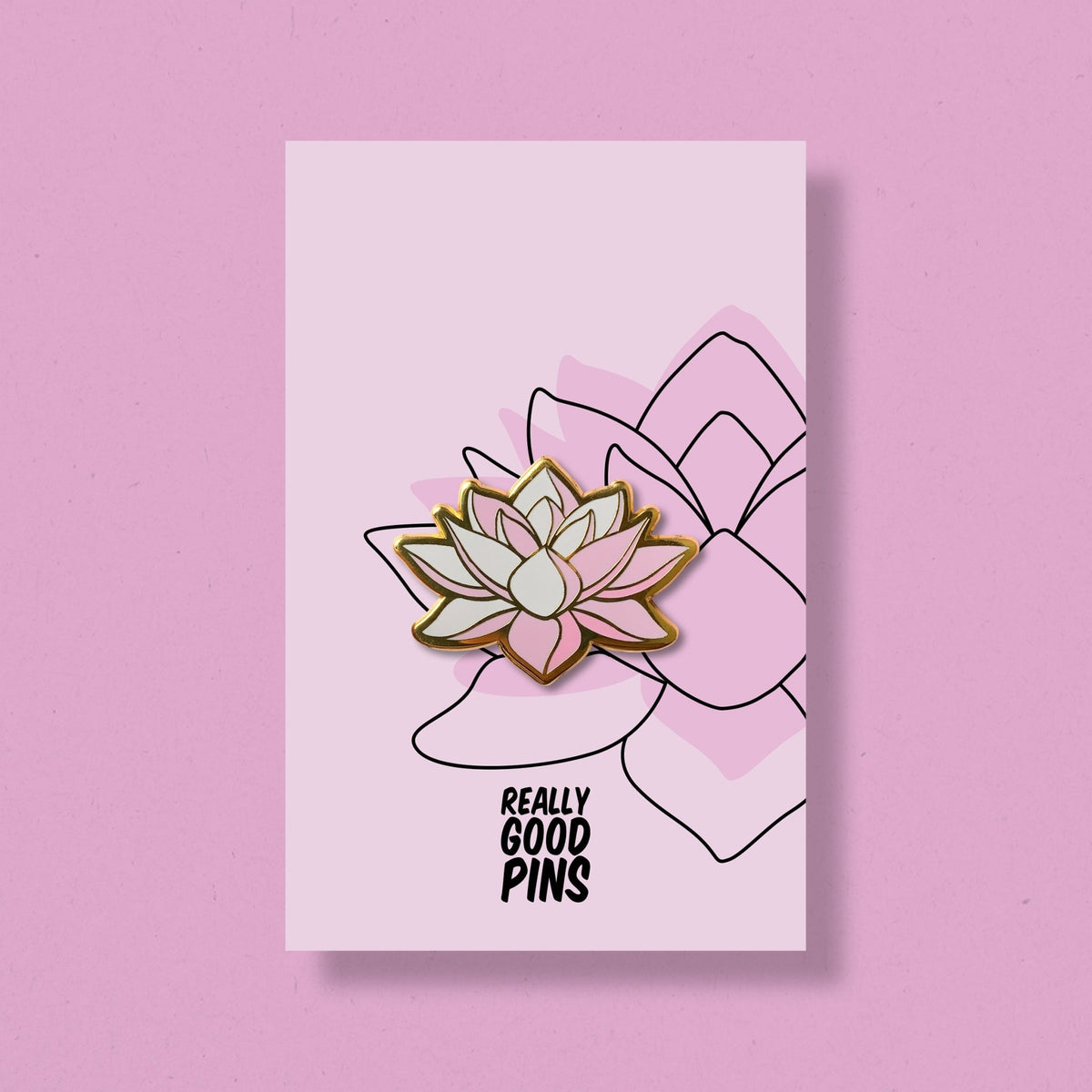 Lotus Pin - Shop Avnu