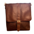 Full Grain Leather Messenger Bag for Men – Crossbody Work & Everyday Shoulder Bag