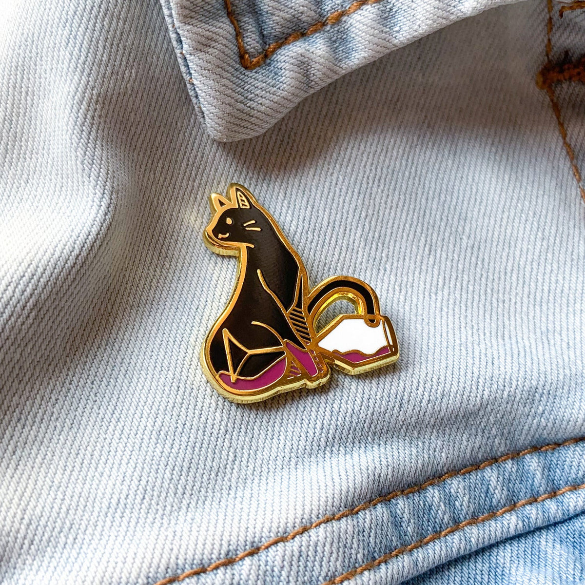 Cat x Wine Pin - Shop Avnu